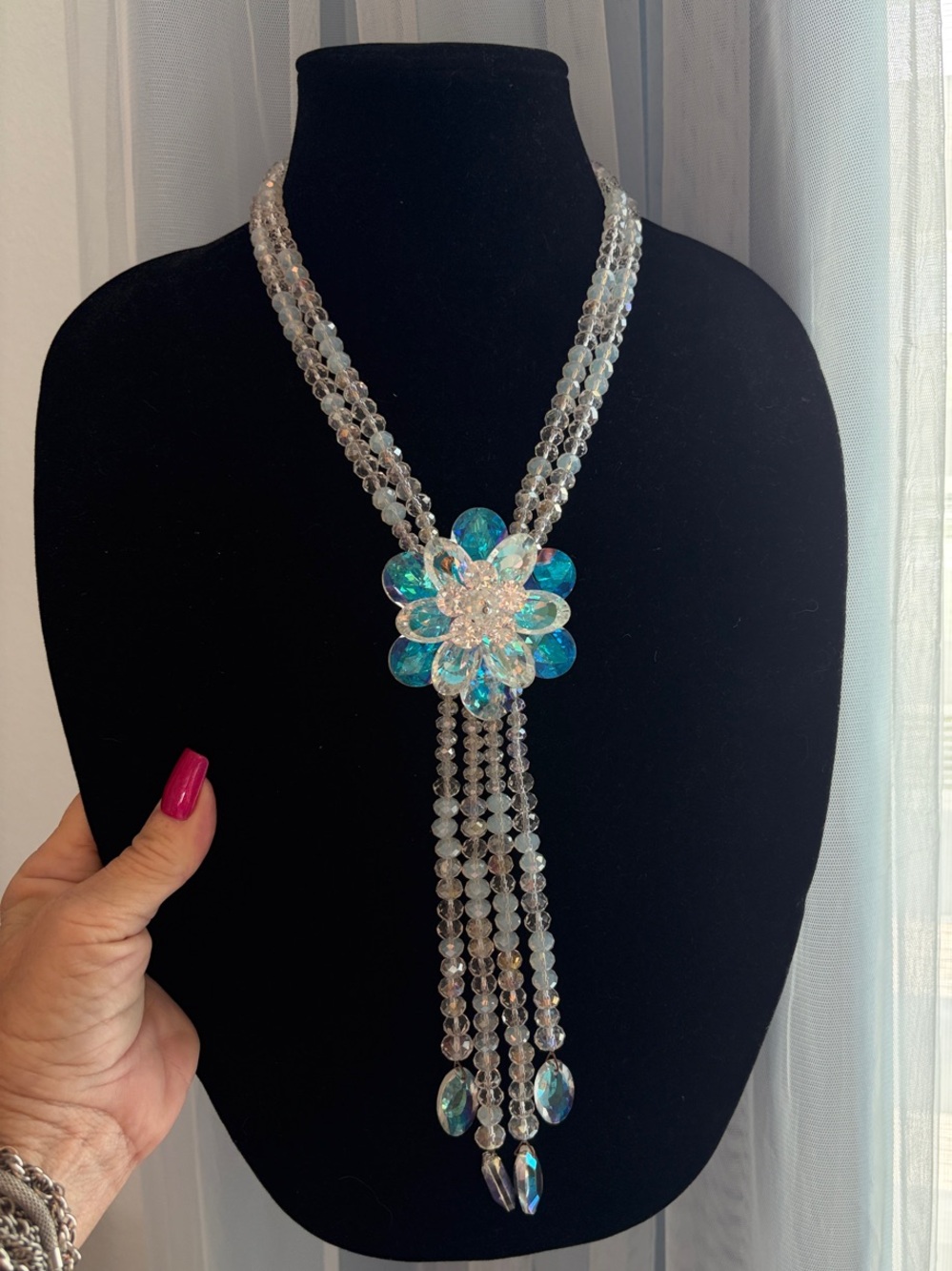 Joan Rivers Classic Starlet Collection Iridescent Blue